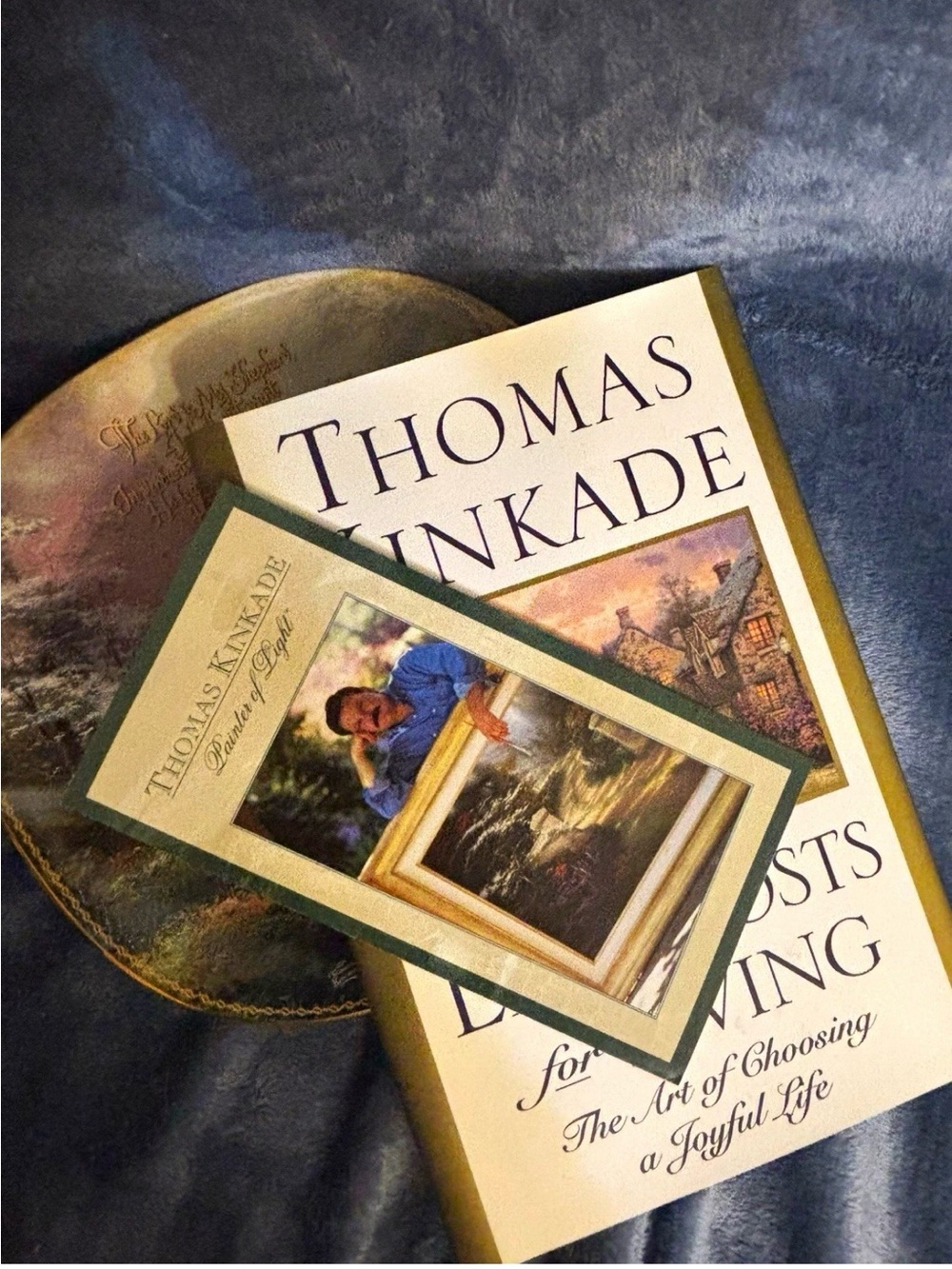 Thomas Kinkade “Beside Still Waters” Collector Plate & Book Set